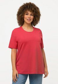 Ulla Popken RUNDHALSAUSSCHNITT - Jednoduché tričko - red