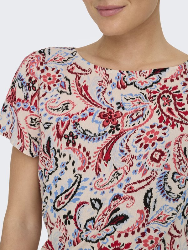 JDYBREEZE - Print T-shirt - sandshell3