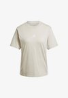 ESSENTIALS 3 STRIPES - T-shirts print - beige white