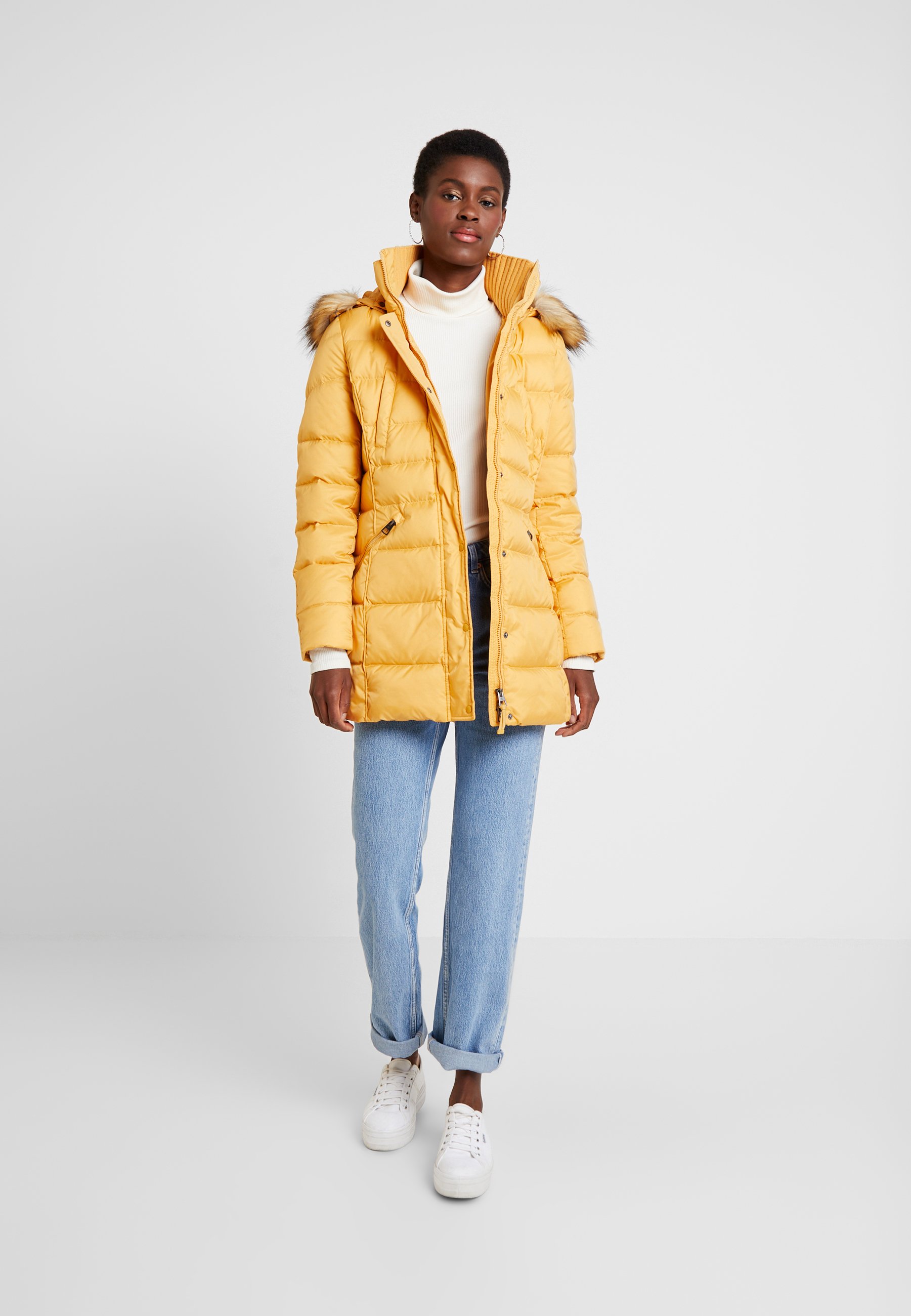 Marc O'Polo COAT FILLED Dunkappa rock amber wheat Marc O'Polo Dunjacka amber wheat Zalando.se