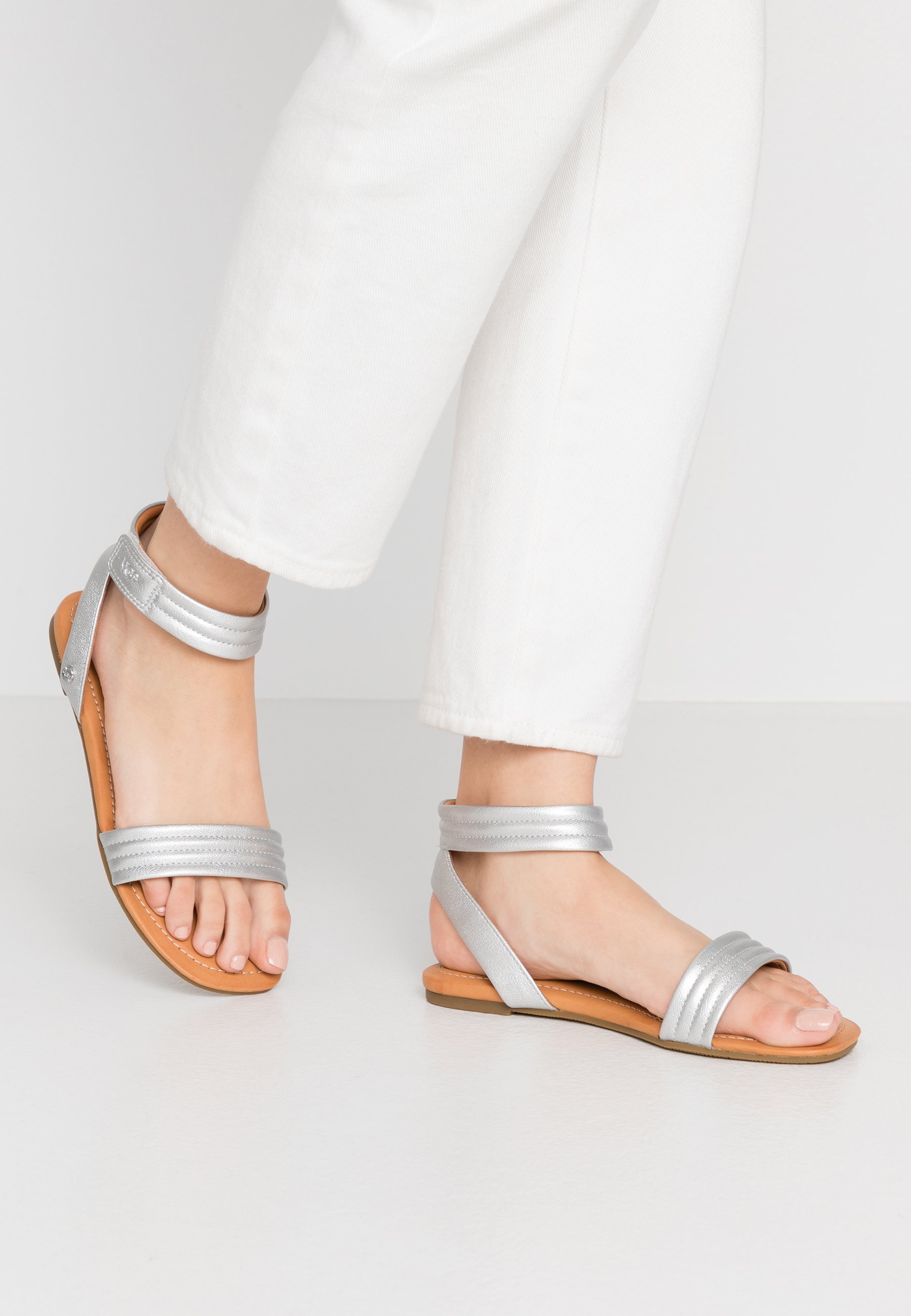 silver ugg sandals