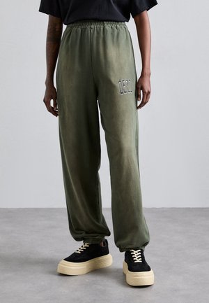 SPLICED SOFT JOGGER - Tracksuit bottoms - faded olive drab