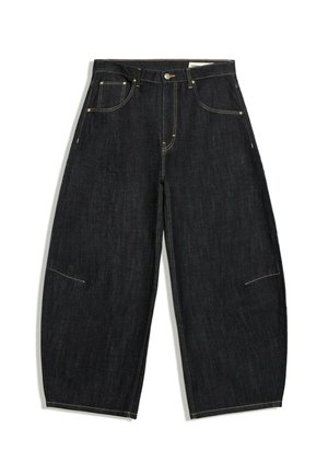 Bershka, CROPPED BARREL - JEANS - Jean baggy - royal blue