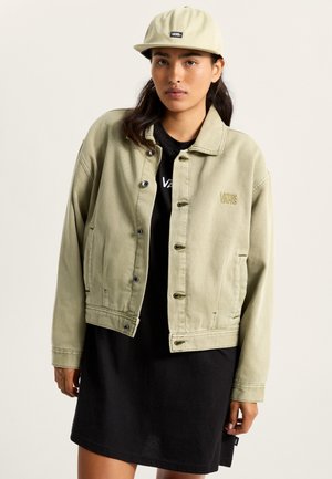 POMONA STATION - Jeansjacke - light green