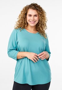 Active by Zizzi - MIT 3/4-ÄRMELN - Long sleeved top - bristol blue Thumbnail Image 1