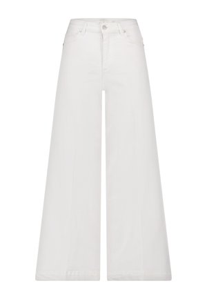 PALMER WIDE LEG - Flared Jeans - bright white