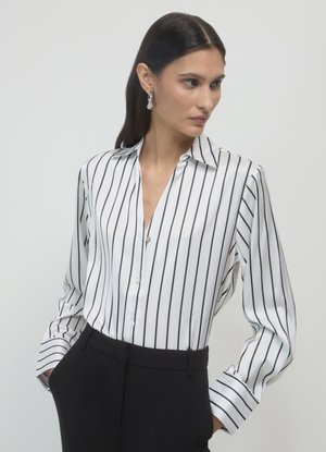 Calliope Hemdbluse - var bianco lana