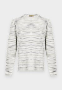 CREWNECK - Pulóver - beige/white/black