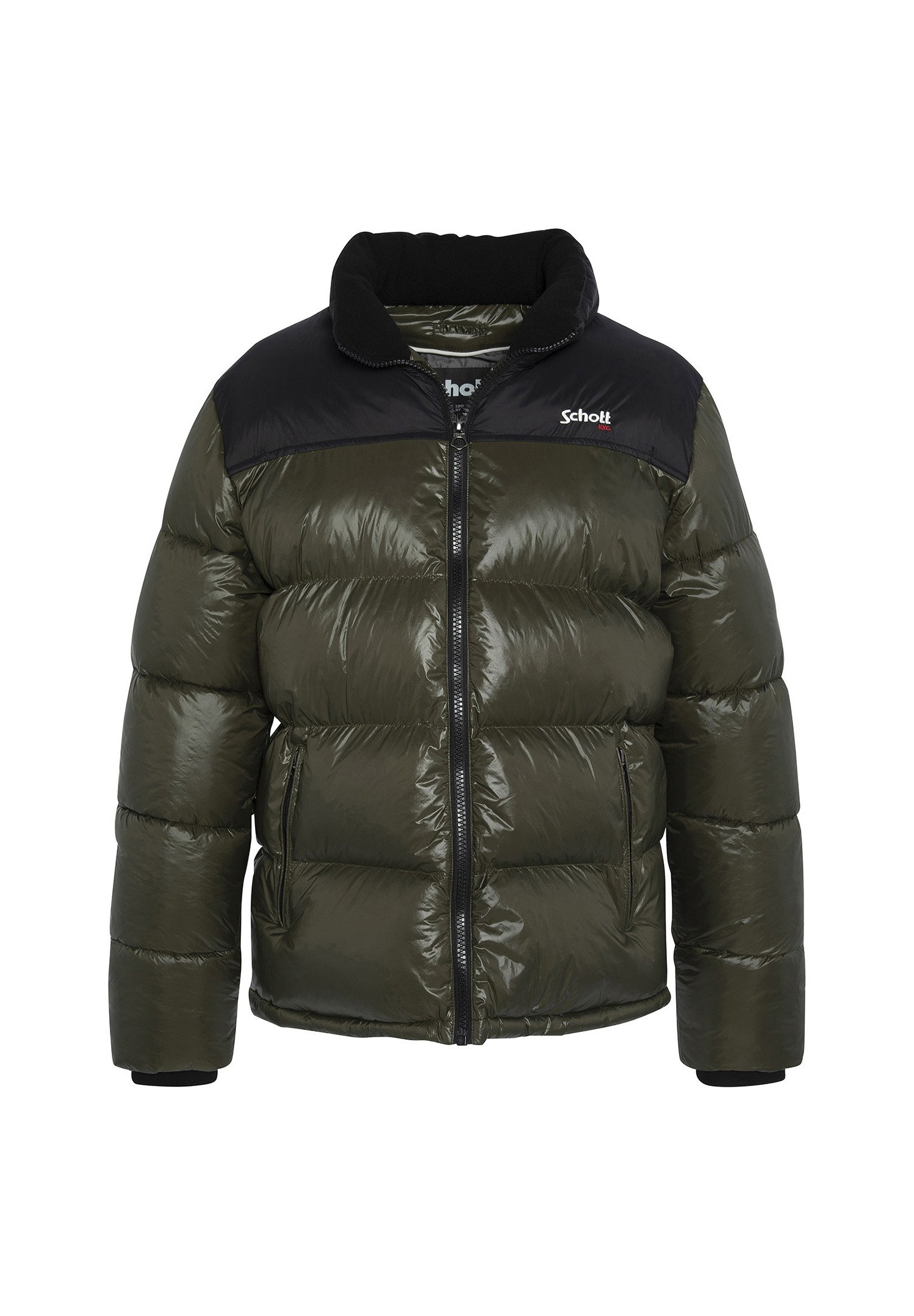 Schott UNISEX PUFFER Winterjacke kaki/khaki