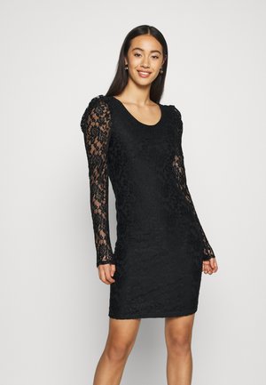 ONLY ONLPOULA DRESS - Φόρεμα σε ίσια γραμμή - black