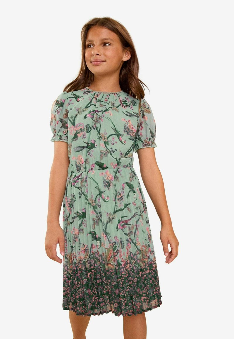 Love & Roses Freizeitkleid - blue printed