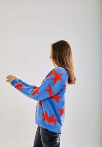 Liquorish RED STAR  - Jumper - blue