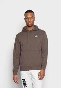 Nike Sportswear SPORTSWEAR CLUB FLEECE - Sweatshirt com capuz - ironstone