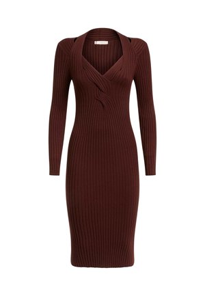 Vestido de tubo - brown