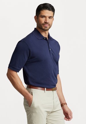 SOFT COTTON POLO SHIRT - Polo marškinėliai - refined navy