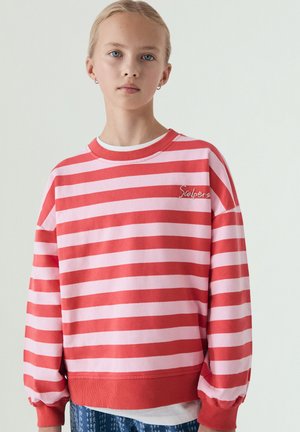 Scalpers, SCALPERS STRIPES SW GIRLS - Sweatshirt - coralstripes