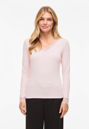 MIT VICLURA V-AUSSCHNITT - Topper langermet - cherry blossom