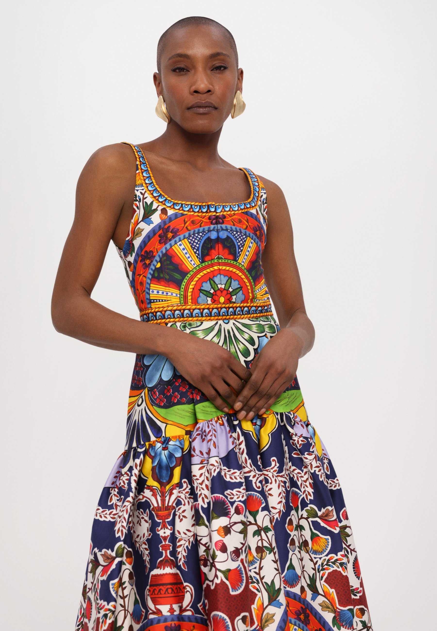 Alice+Olivia■DIANA STRUCTURED MIDI DRESS■ドレス Alice + Olivia DIANA STRUCTURED MIDI DRESS – The Augusta