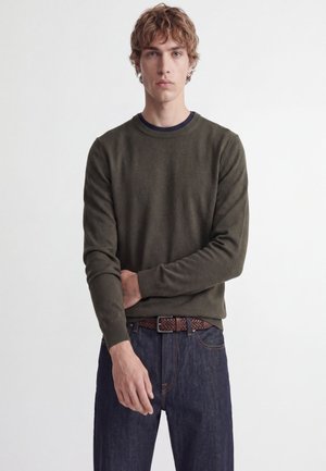 Jack & Jones JJEEMIL KNIT CREW NECK NOOS - Pullover - rosin