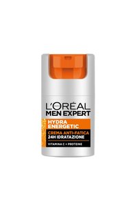 L'Oréal Men Expert - CREMA IDRATANTE UOMO ANTI-FATICA HYDRA ENERGETIC, COMBATTE LE OCCHIAIE E DONA INTENSA IDRATAZIONE, ARRICCHITA CON PROTEINE E VITAMINA C, 50 ML - Crema da giorno - trasparente Immagine in miniatura 1
