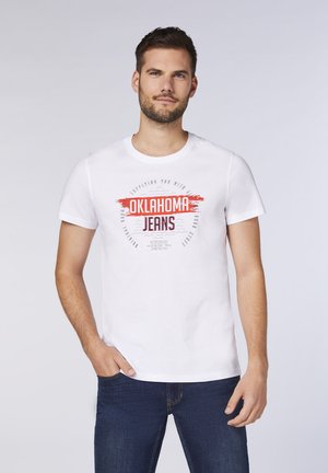 NORMALE PASSFORM - Print T-shirt - bright white