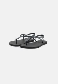 Havaianas LUNA PREMIUM - Infradito da bagno - black/dark grey