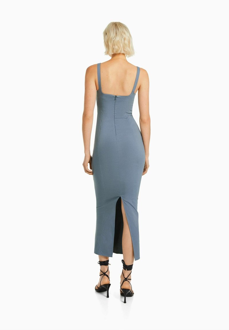 oh polly pink long dress Rent Oh Polly Embellished CutOut Maxi Dress in Fuchsia main image 1