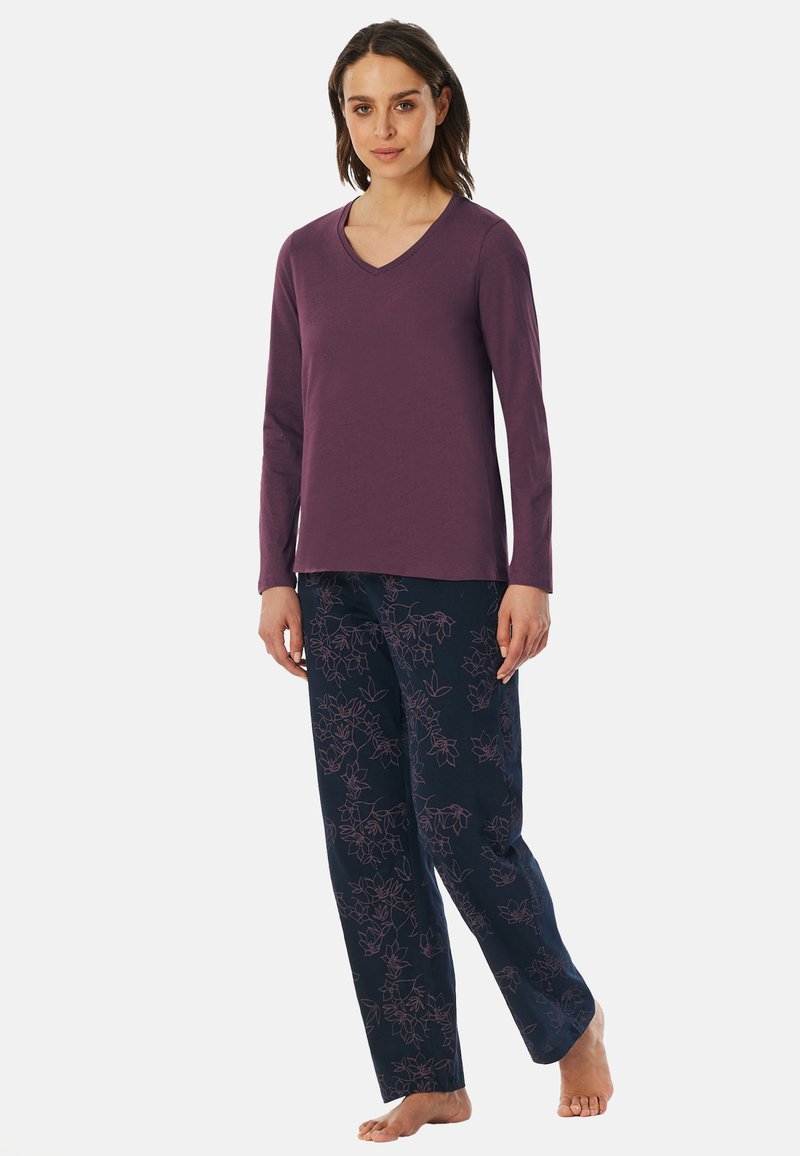 uncover by Schiesser SET - Nattplagg set - pflaume