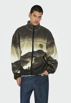 Only & Sons Fleecejas - cinder