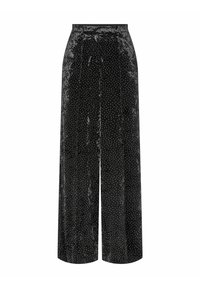 YASTILLIA SAMT WIDE-LEG - Bukse - black
