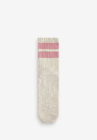 Next STRIPE CUSHION 3 PACK WITH ARCH SUPPORT - REGULAR FIT - Strumpor - pink oatmeal