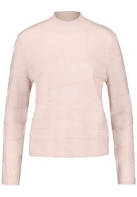 Gerry Weber LANGARM RUNDHALS MIT MUSTER UND TURTLENECK - Strickpullover - dust