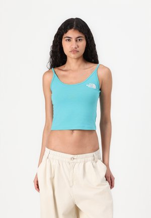 The North Face SLIM CROP TANK - Top - vistula blue