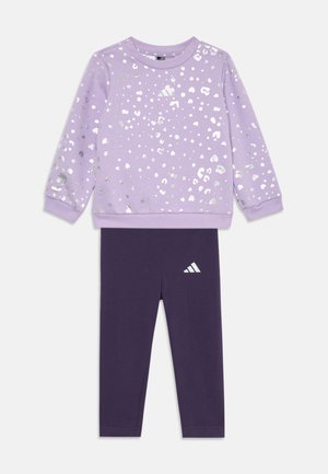GLAM INFANT UNISEX SET - Treniņtērpa apakšdaļas - powder plum/silver-coloured
