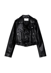 Giacca in similpelle - black