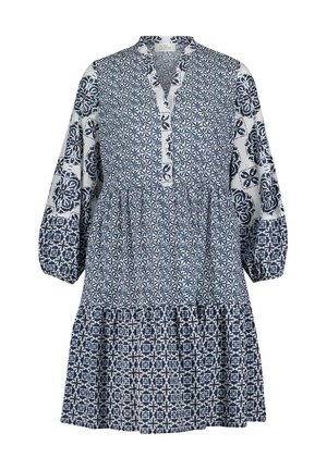 STUFEN IM BOHO STYLE - Jurk - patch white/blue