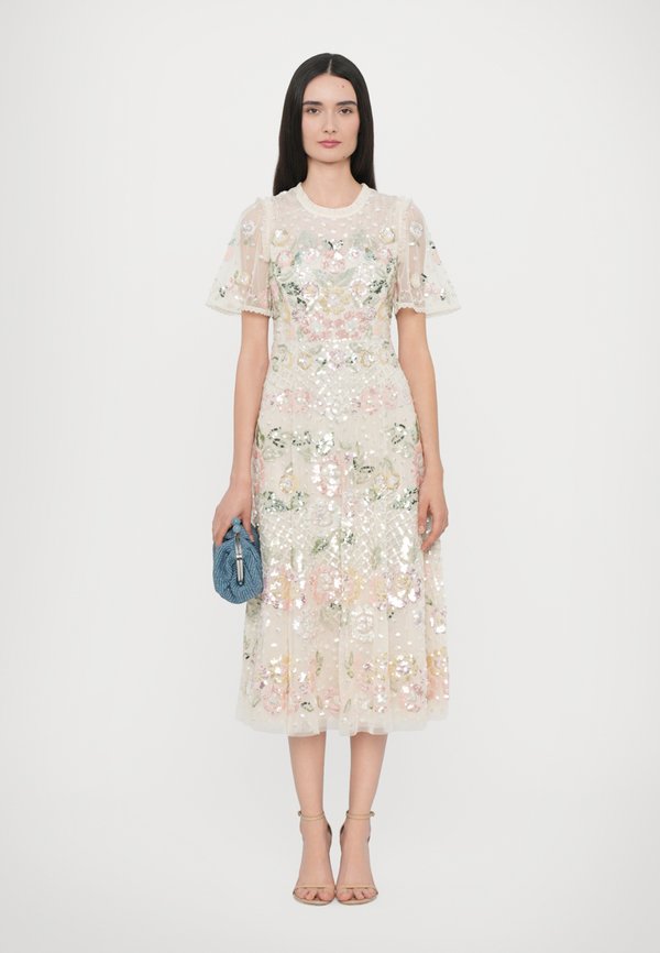 ROSALIE SHORT SLEEVE BALLERINA DRESS - Occasion wear - cream3