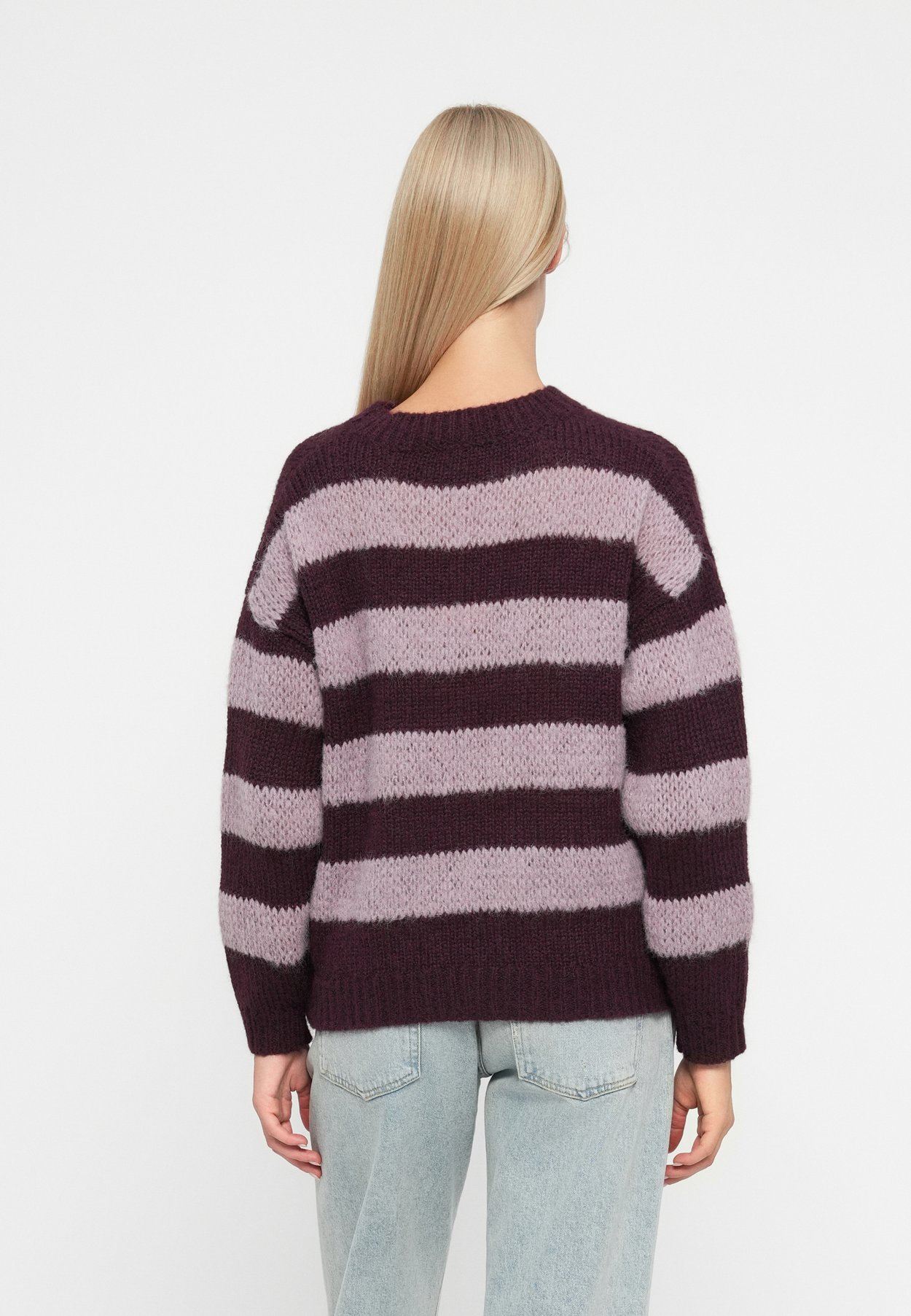 ONLCAMEL LIFE STRIPE O NECK