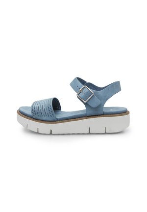 Platform szandálok - blu