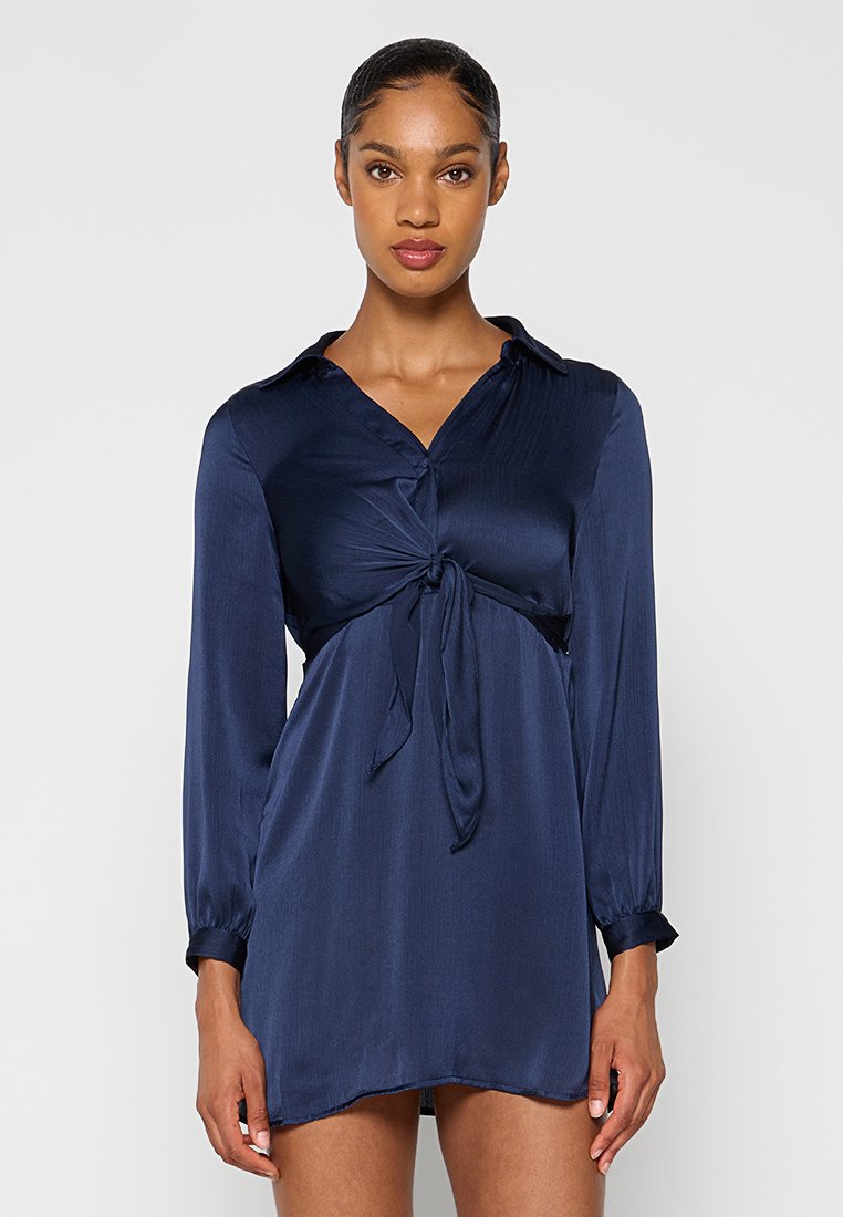Vero Moda Petite Blousejurk donkerblauw Vero Moda Petite Blousejurk donkerblauw