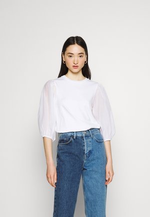 POET TEE - Long sleeved top - white