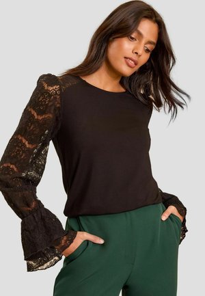 BELL SLEEVE - Blúz - black