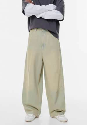 SEAM DETAIL - SUPER - Jeans baggy - light brown