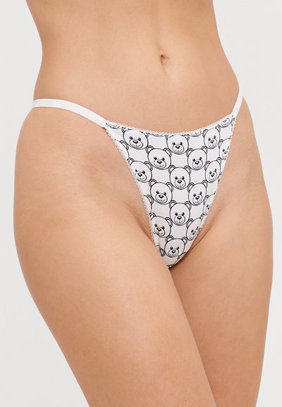 Moschino Underwear PERIZOMA 3 PACK - String - white fantasy
