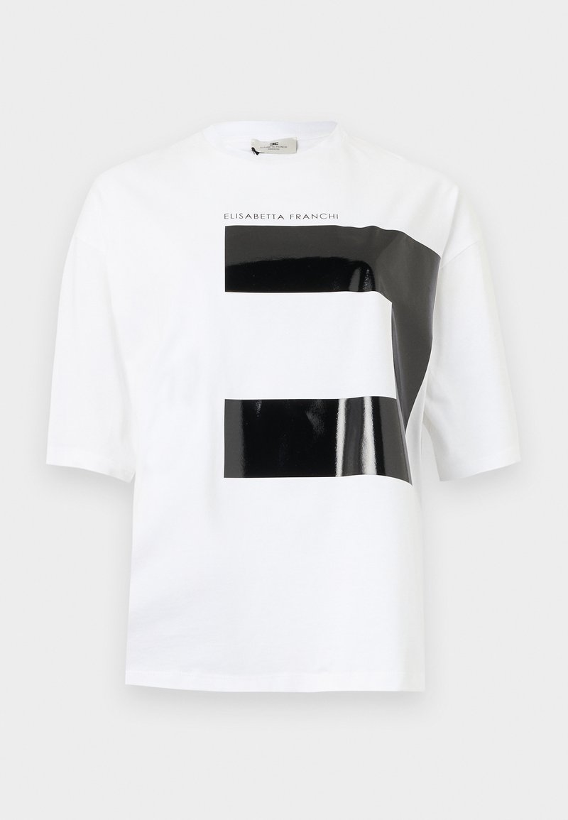 Elisabetta Franchi T-shirt print wit Elisabetta Franchi T-shirt print wit