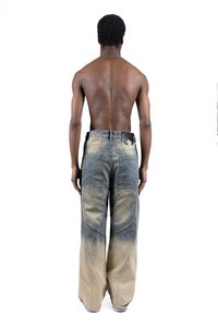 FAVELA Bootcut-farkut - wash blue