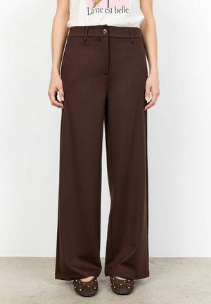 DANIELA - Trousers - hot fudge