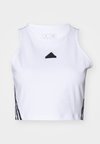 FUTURE ICONS THREE STRIPES TANK - Top - white