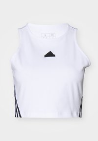 FUTURE ICONS THREE STRIPES TANK - Top - white
