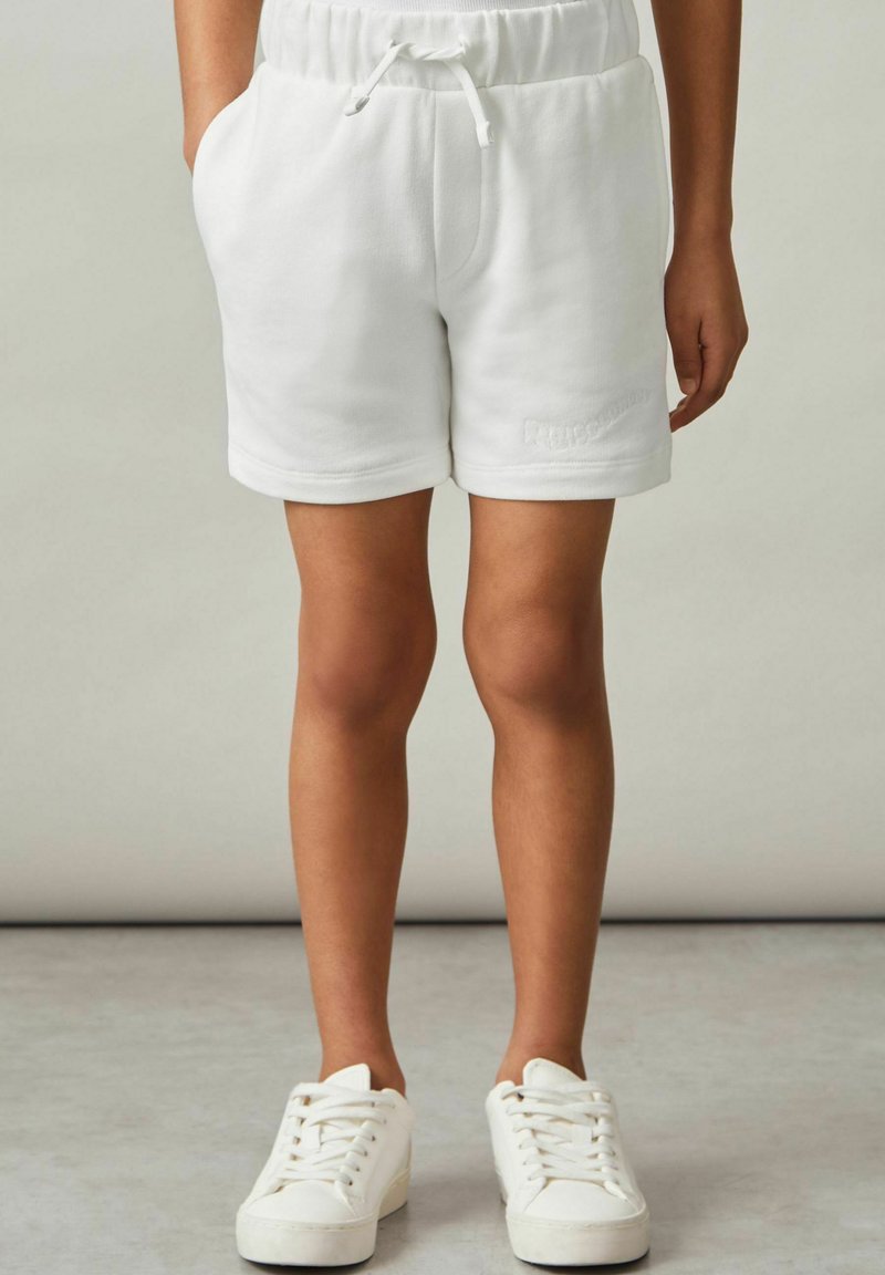 Reiss REISS PERRY COTTON BRAND-EMBROIDERED SHORTS - Jogginghose - off white